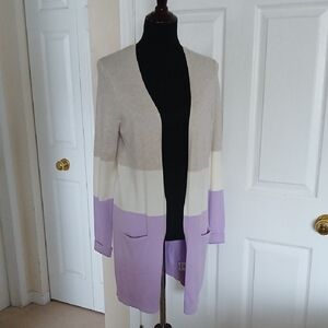 Kismet Lavender and Cream Cardigan